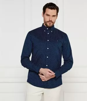 Рубашка мужская Tommy Hilfiger с узором, синий