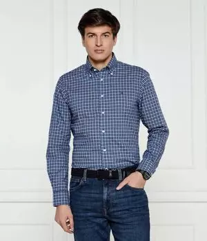 Рубашка мужская Tommy Hilfiger в клетку, синий