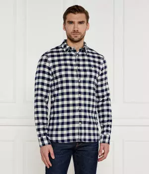 Рубашка мужская Tommy Hilfiger в клетку, синий
