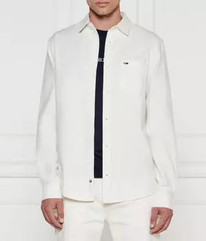Рубашка мужская Tommy Jeans из плотного хлопка, белый
