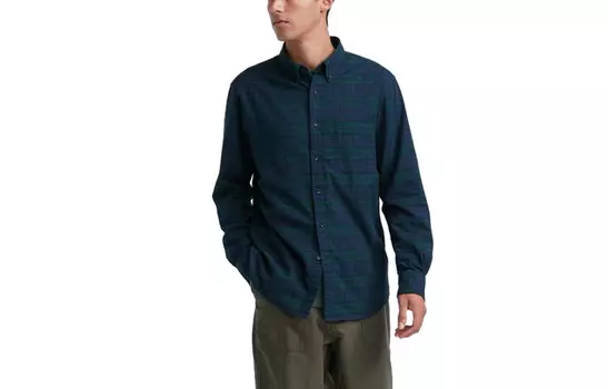 Рубашка мужская Uniqlo, цвет Jasper