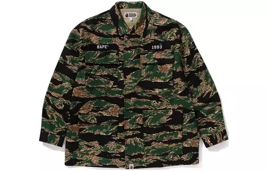 Рубашка мужская зеленая A Bathing Ape, зеленый