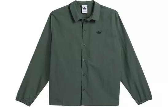 Рубашка мужская зеленая Adidas Originals, зеленый