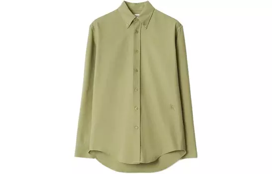 Рубашка мужская зеленая Burberry, зеленый