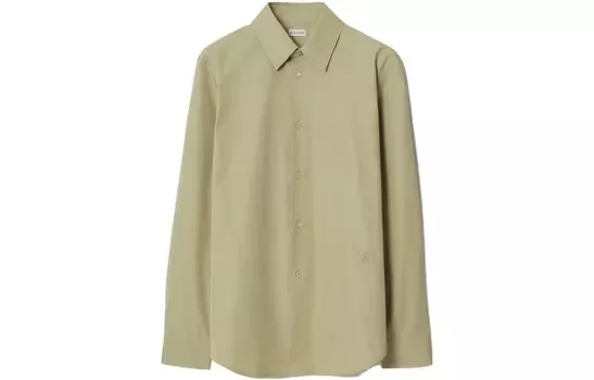 Рубашка мужская зеленая Burberry, зеленый