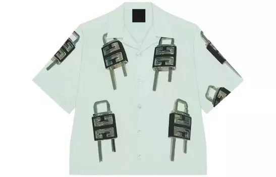 Рубашка мужская зеленая Givenchy, зеленый