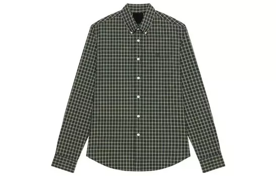 Рубашка мужская зеленая Givenchy, зеленый