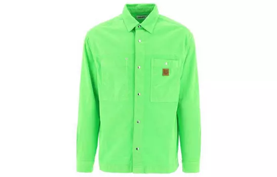 Рубашка мужская зеленая Kenzo, зеленый