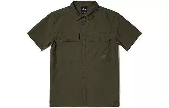 Рубашка мужская зеленая The North Face, зеленый
