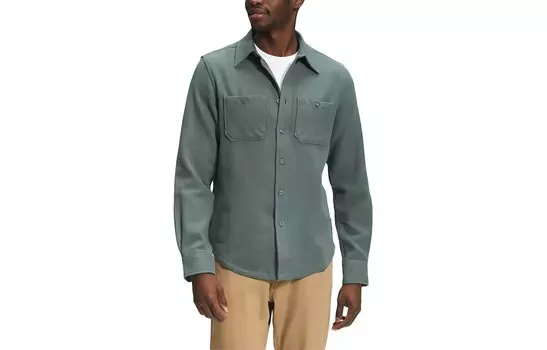 Рубашка мужская зеленая The North Face, зеленый