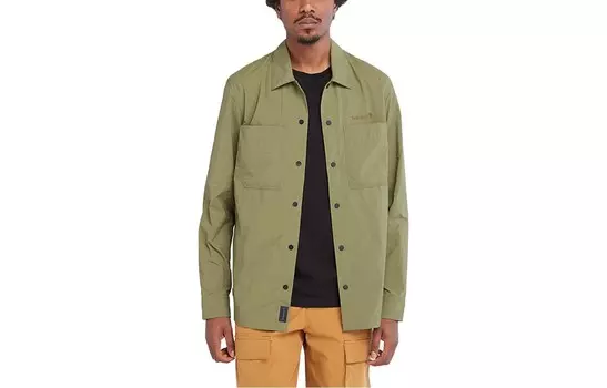 Рубашка мужская зеленая Timberland, зеленый