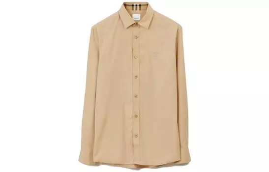 Рубашка мужская желтая Burberry, желтый