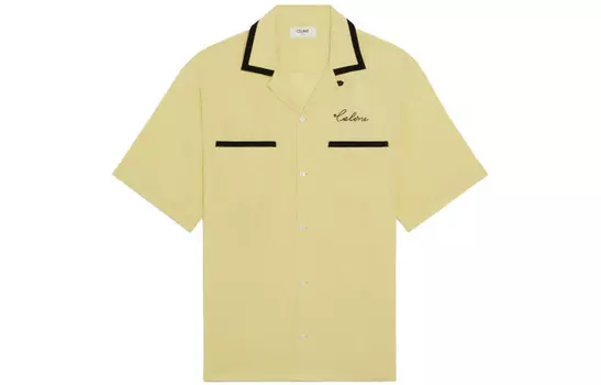 Рубашка мужская желтая Celine, желтый