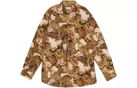 Рубашка мужская желтая Kenzo, желтый