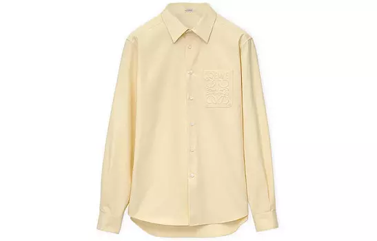 Рубашка мужская желтая Loewe, желтый