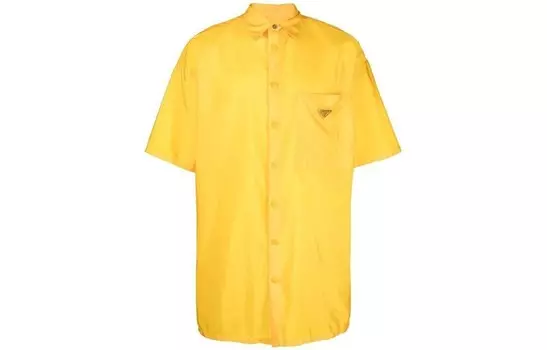 Рубашка мужская желтая Prada, желтый