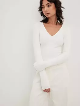 Рубашка NA-KD, белый