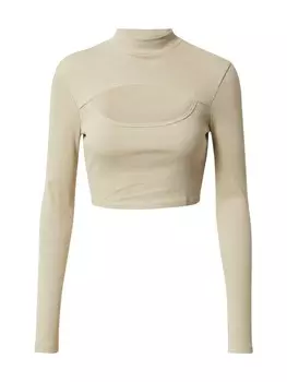 Рубашка NA-KD, бежевый