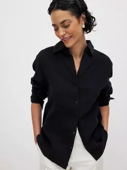 Рубашка NA-KD Blouse, черный