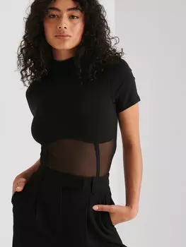 Рубашка NA-KD, черный