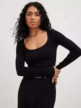 Рубашка NA-KD, черный