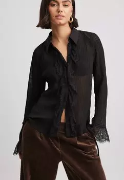 Рубашка NA-KD, черный