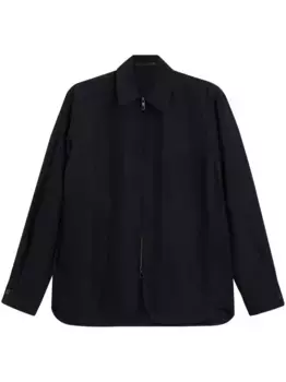 Рубашка на молнии GIORGIO ARMANI, черный