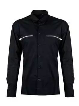 Рубашка на молнии мужская Xagon Man, черный