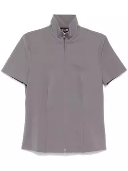 Рубашка на молнии с короткими рукавами Del Core, серый