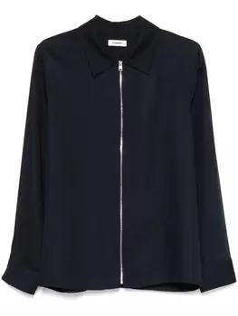 Рубашка на молнии SANDRO, синий