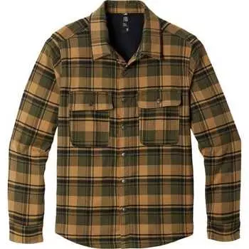 Рубашка на подкладке с длинными рукавами Outpost мужская Mountain Hardwear, цвет Sandstorm Hot Spring Plaid