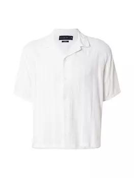 Рубашка на пуговицах Abercrombie & Fitch, кремовый