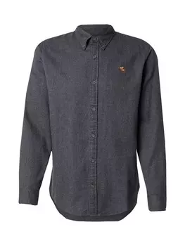 Рубашка на пуговицах Abercrombie & Fitch Regular fit Button Up Shirt, черный