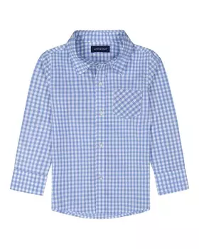 Рубашка на пуговицах Andy & Evan, синий