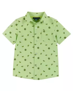 Рубашка на пуговицах Andy & Evan, зеленый