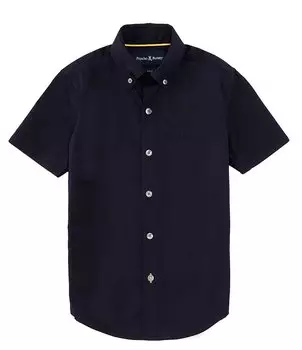 Рубашка на пуговицах Ashland с короткими рукавами для маленьких мальчиков 5–6 лет Psycho Bunny, синий