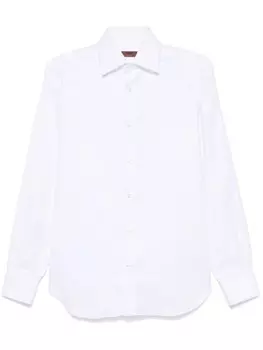 Рубашка на пуговицах Barba, белый