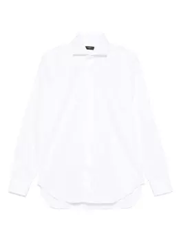 Рубашка на пуговицах Barba, белый