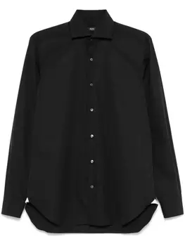 Рубашка на пуговицах Barba, черный