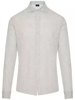 Рубашка на пуговицах Barba, серый
