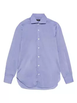 Рубашка на пуговицах Barba, синий