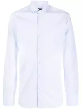 Рубашка на пуговицах Barba, синий