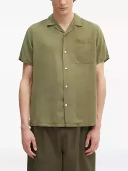 Рубашка на пуговицах Barbour, зеленый