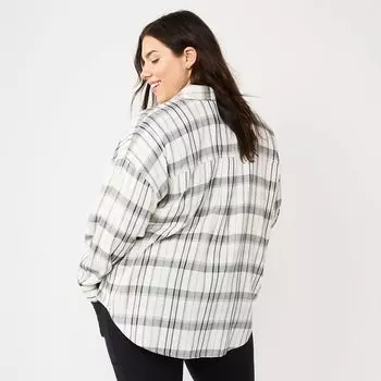 Рубашка на пуговицах большого размера SO для юниоров большого размера SO