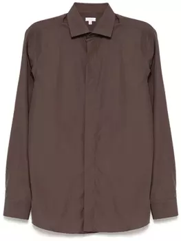 Рубашка на пуговицах Caruso, коричневый