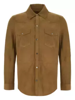 Рубашка на пуговицах COLAMARINO, коричневый