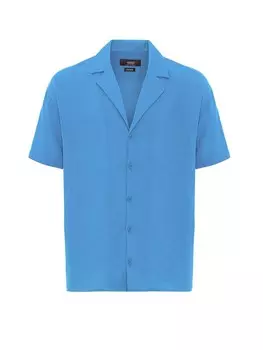 Рубашка на пуговицах Comfort fit Antioch, королевский синий