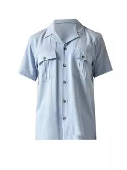 Рубашка на пуговицах Comfort fit Antioch Ruggero, светло-синий