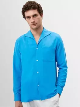 Рубашка на пуговицах Comfort fit Antioch, синий