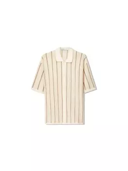 Рубашка на пуговицах Comfort fit Bershka, песочный